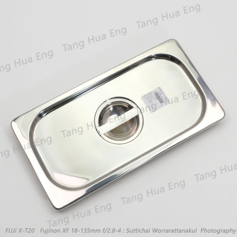 ฝาอ่างอุ่นอาหาร 1/3 ใบตื้น & ลึก ตราสฟิ้งค์ ( K110B )