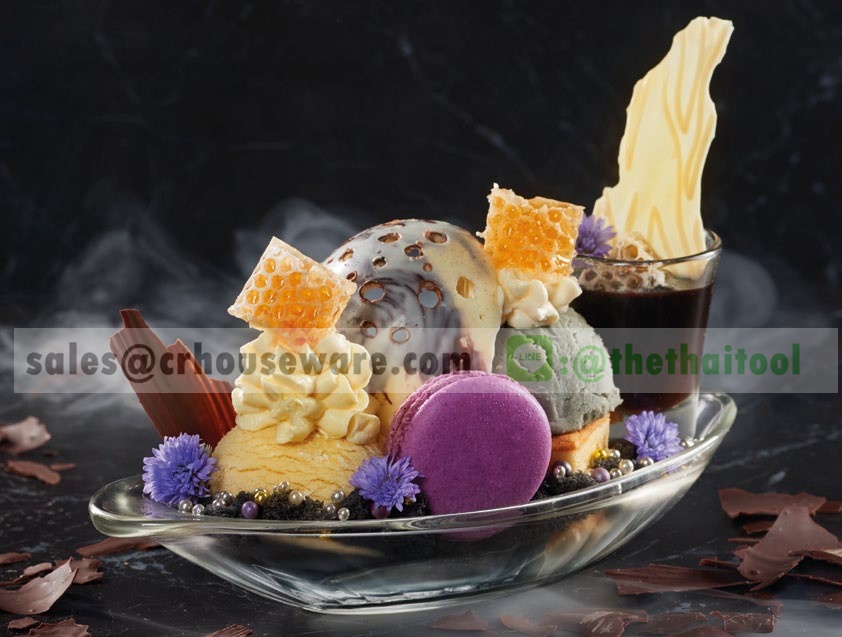 P02616 DELIGHT BANANA SPLIT DISH