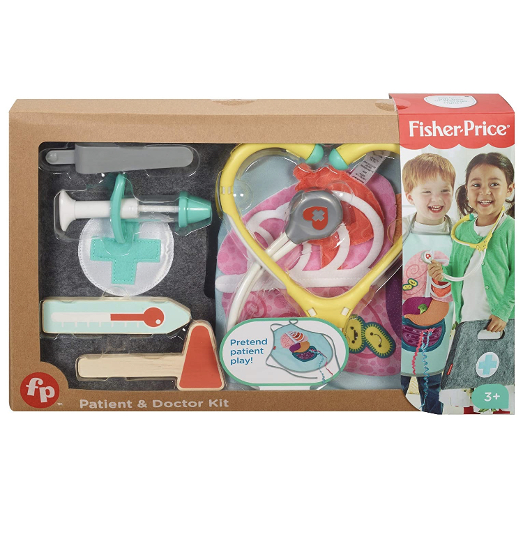 ชุดคุณหมอน่ารักมากๆค่า Fisher-Price Patient and Doctor Kit - 9-Piece Medical Pretend Play Gift Set