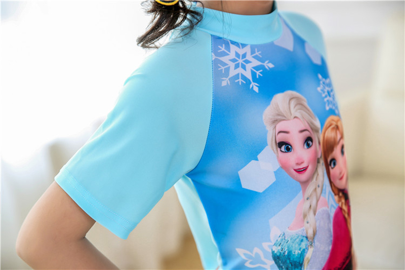 ชุดว่ายน้ำ แอลซ่า บอดี้สูท พร้อมหมวก