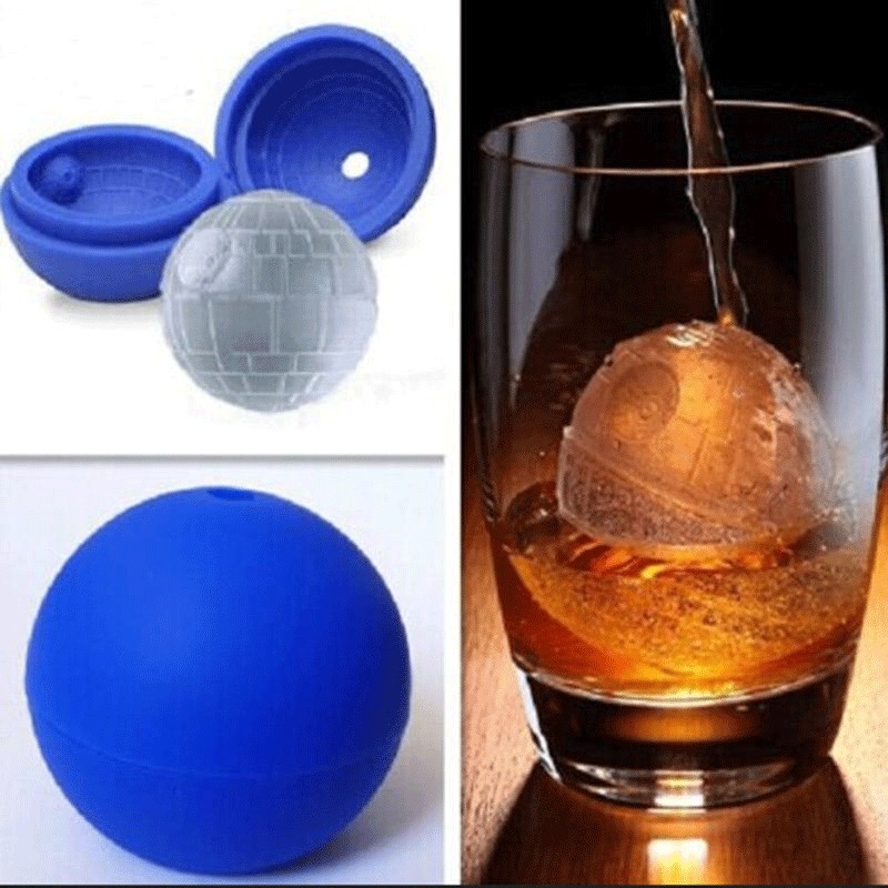ไอซ์บอลที่ทำน้ำแข็ง Star War Death Star ซิลิโคน ขนาด 6 ซม. ( ICE BALL )