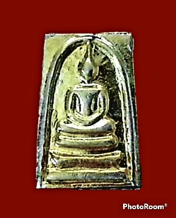 พระสมเด็จคะแนนจิ๋ว รุ่นอนุสรณ์ 100 ปี เนื้อกะหลั่ยทอง