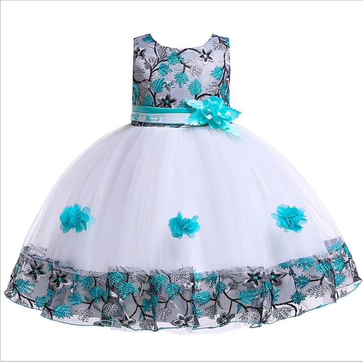 ชุดเด็ก ชุดออกงาน แต่งลูกไม้กระโปรง