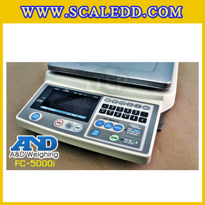 เครื่องชั่งดิจิตอล 5000g ตาชั่ง5000กรัม เครื่องชั่งนับจำนวน 5kg เครื่องชั่งน้ำหนัก5000g ยี่ห้อ AND รุ่น FC-5000i พิกัด 5kg ค่าละเอียด 0.5g