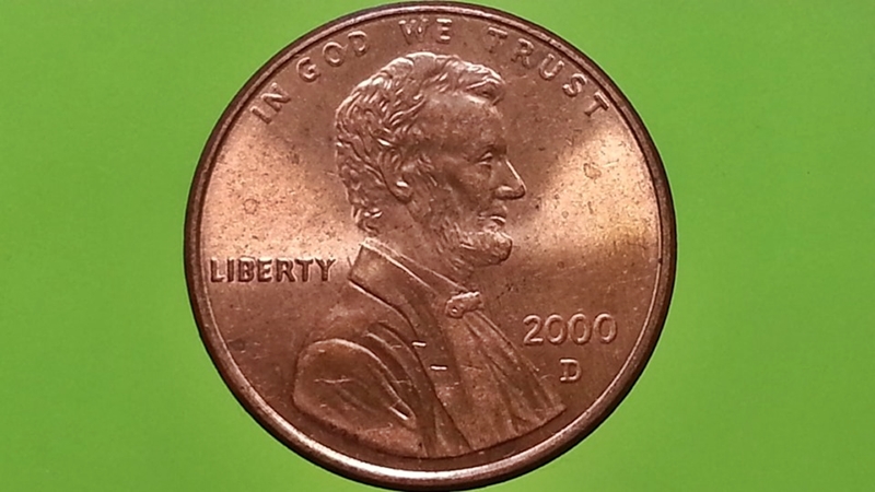เหรียญ เงินตรา ประเทศ สหรัฐอเมริกา (Cent) 2000