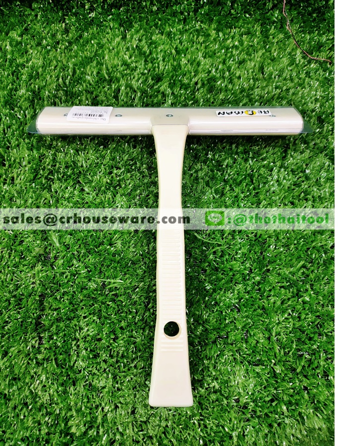 ยางรีดน้ำกระจกชนิดยางคู่ (ขาวเทา) รหัส 004-BM-A0120001,ยางกรีดกระจก,ยางกรีดทำความสะอาด,ไม้ปาดน้ำด้ามสั้นทำความสะอาด