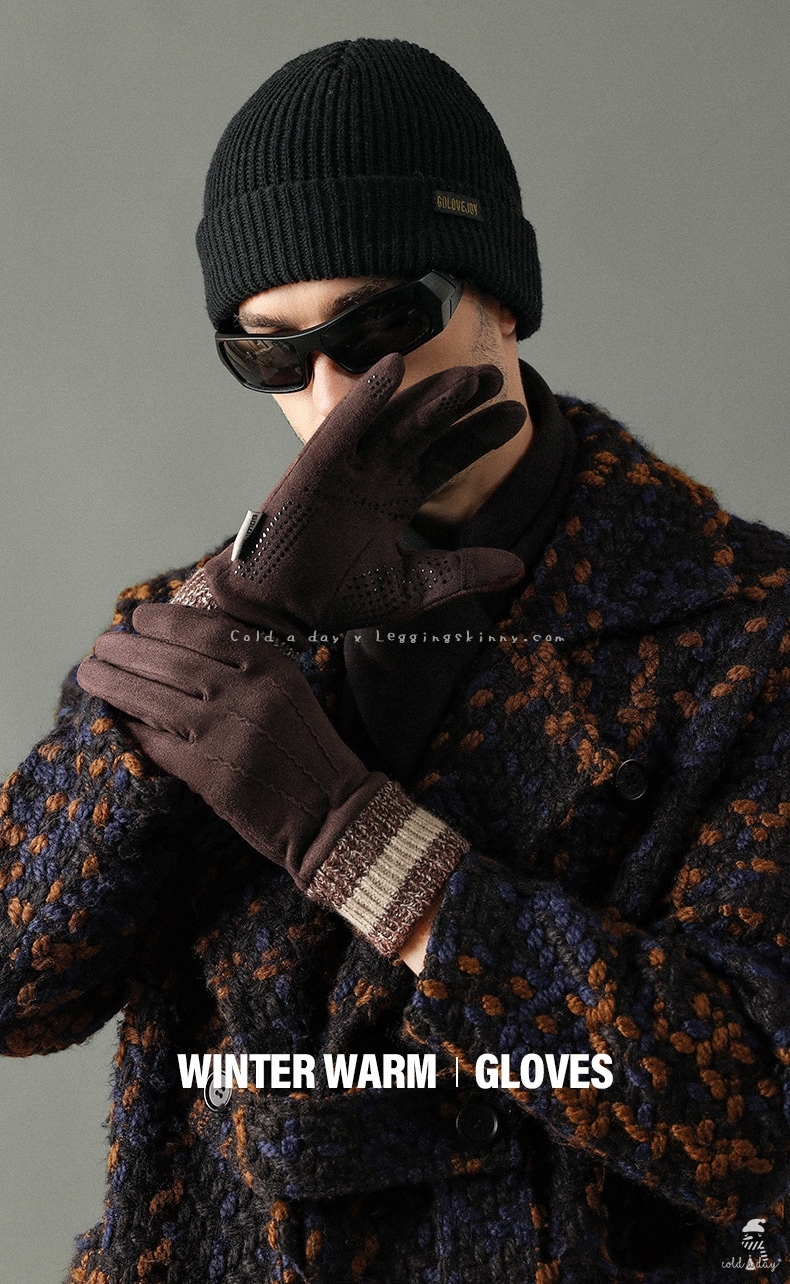 ถุงมือชายนิ้วสอดรุ่นหนา มี 3 สี