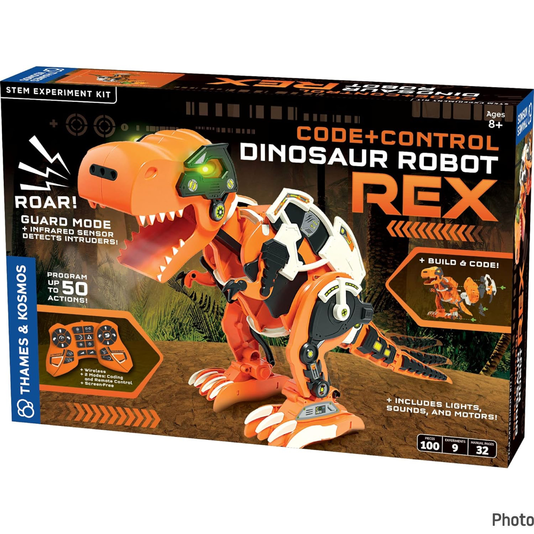 Thames & Kosmos Code+Control Dinosaur Robot REX