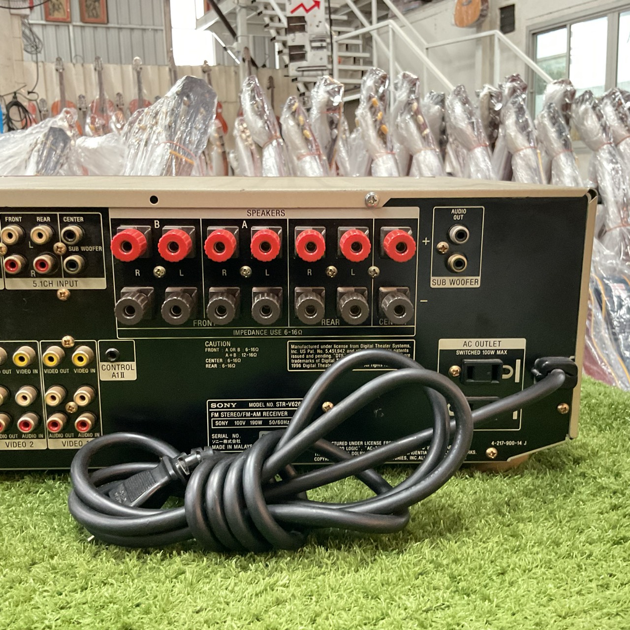 เครื่องขยายเสียง SONY : STR-V626 สินค้าไม่พร้อมใช้งาน (ต้องซ่อม)