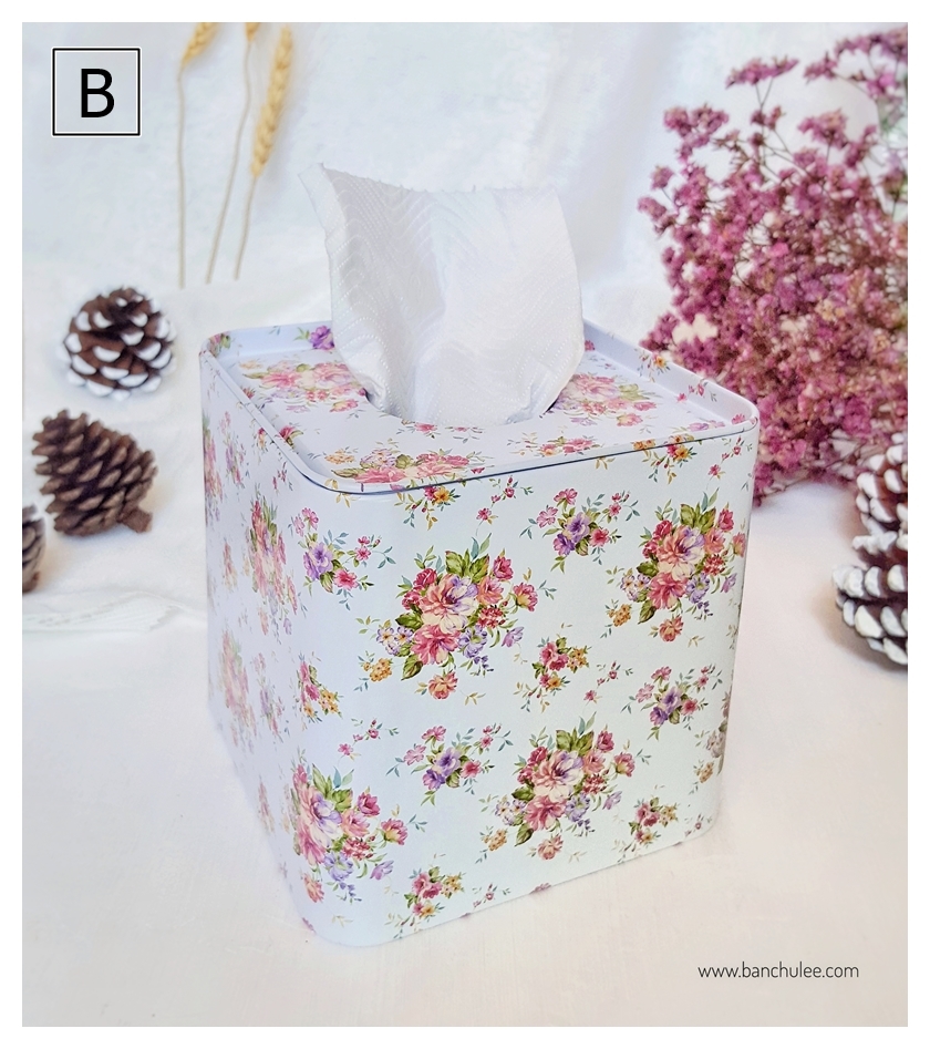 Tin Tissue Box For Roll Tissue กล่องทิชชู่ม้วน งานสังกะสี