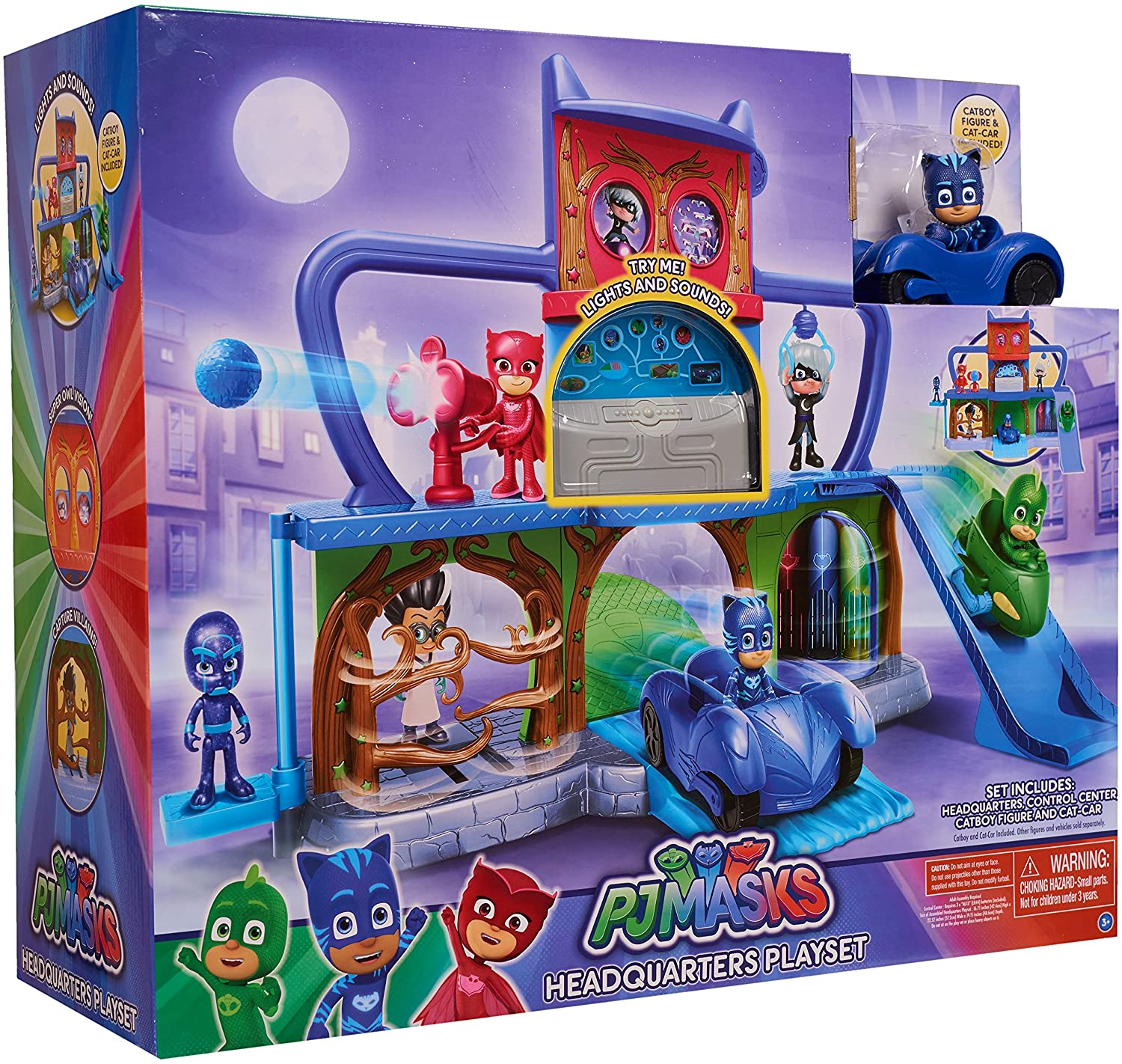 ของเล่นชุด PJ Masks Headquarters Track Playset