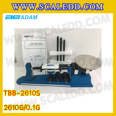 เครื่องชั่งคานเลื่อน2610กรัม ตาชั่งคานเลื่อนชนิดกรัม เครื่องชั่งแบบคานเลื่อน2610g จานสแตนเลส เส้นผ่าศูนย์กลาง 152mm.