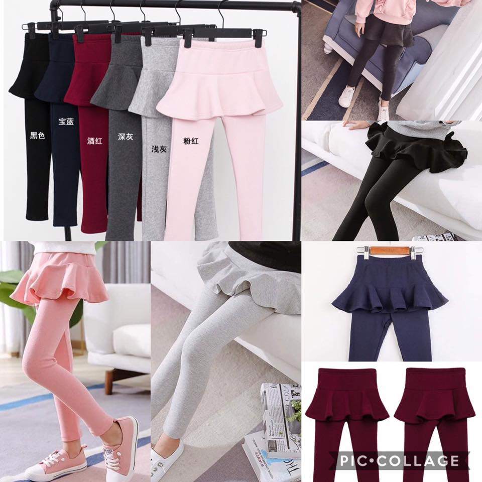 เลกกิ้งกระโปรง ระบาย มีให้เลือก 2 รุ่น