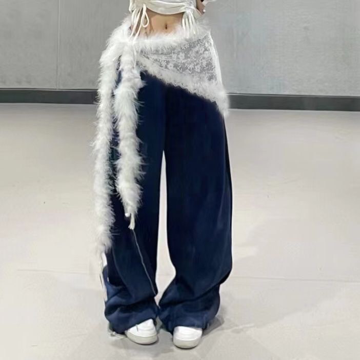 พร้อมส่งพร๊อพเสริม ผ้าผูกเอว คาดเอว Hip Scarf แฟชั่นเลื่อม พร้อมพู่และโซ่ คาดเอวสำหรับเต้นแจ๊ส-สตรีท สไตล์เน็ตไอดอล
