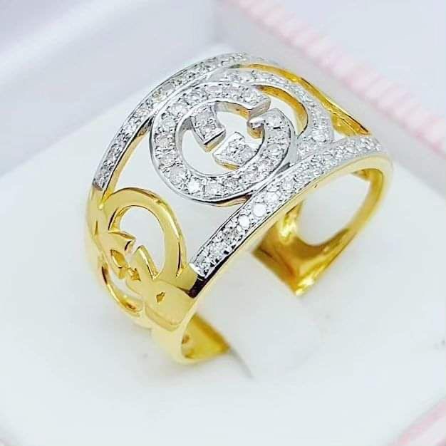 พร้อมส่งและสั่งผลิตแหวนเพชรแท้ไฮๆๆ แบรนด์เนม แหวนแต่งงาน แหวนหมั้น ใส่เที่ยว ออกงาน แหวนทองคำ 9K เพชรกุหลาบแท้ 0.30 กะรัต 61 เม็ด ราคาถูกมาก ส่งฟรี