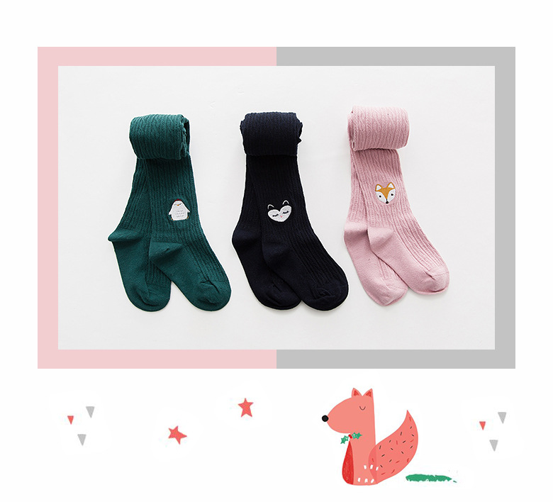 Fถุงน่องเด็ก ลายหมาป่า