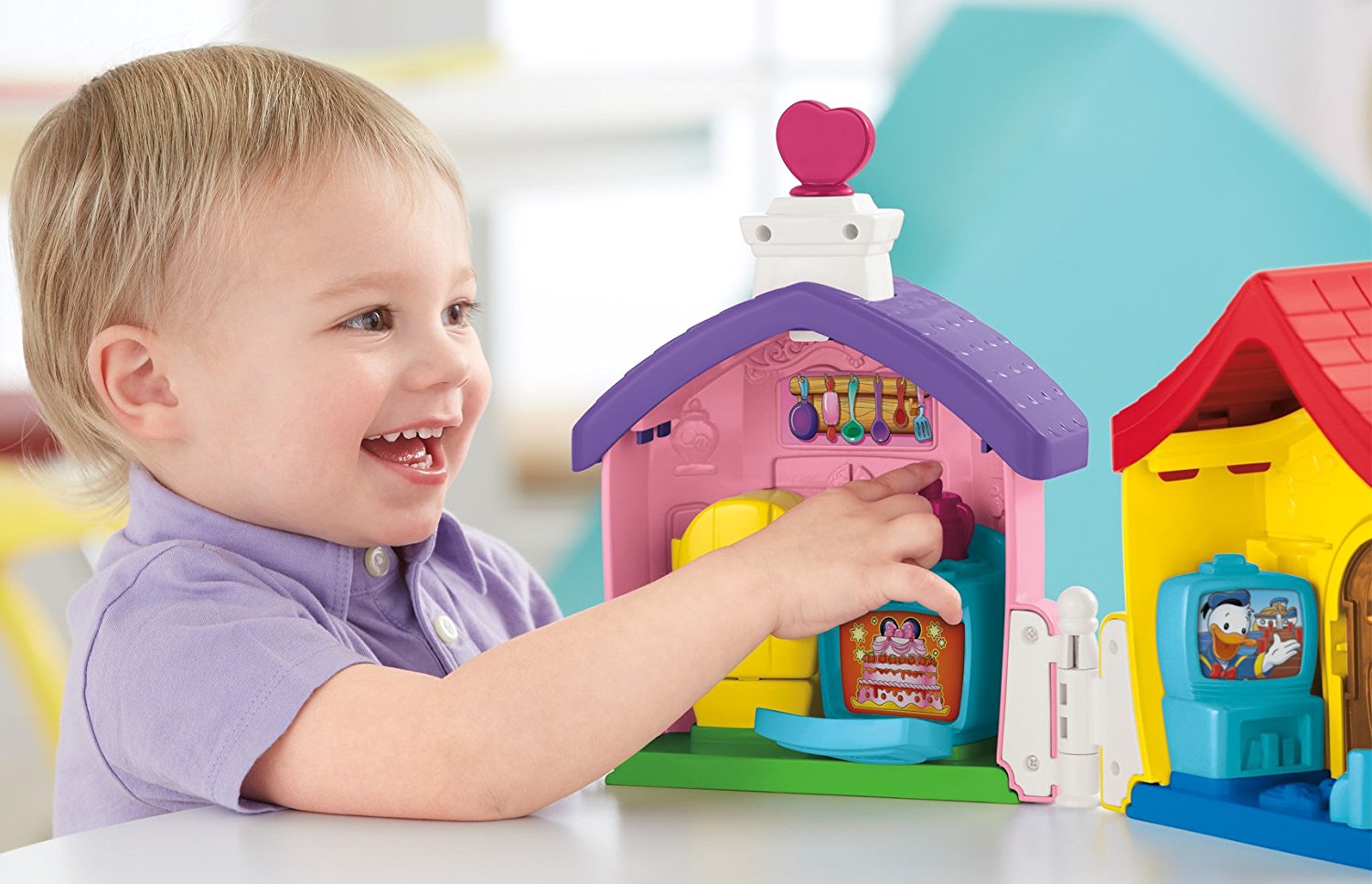 Fisher-Price Little People Magic of Disney Mickey and Minnie's House Playset