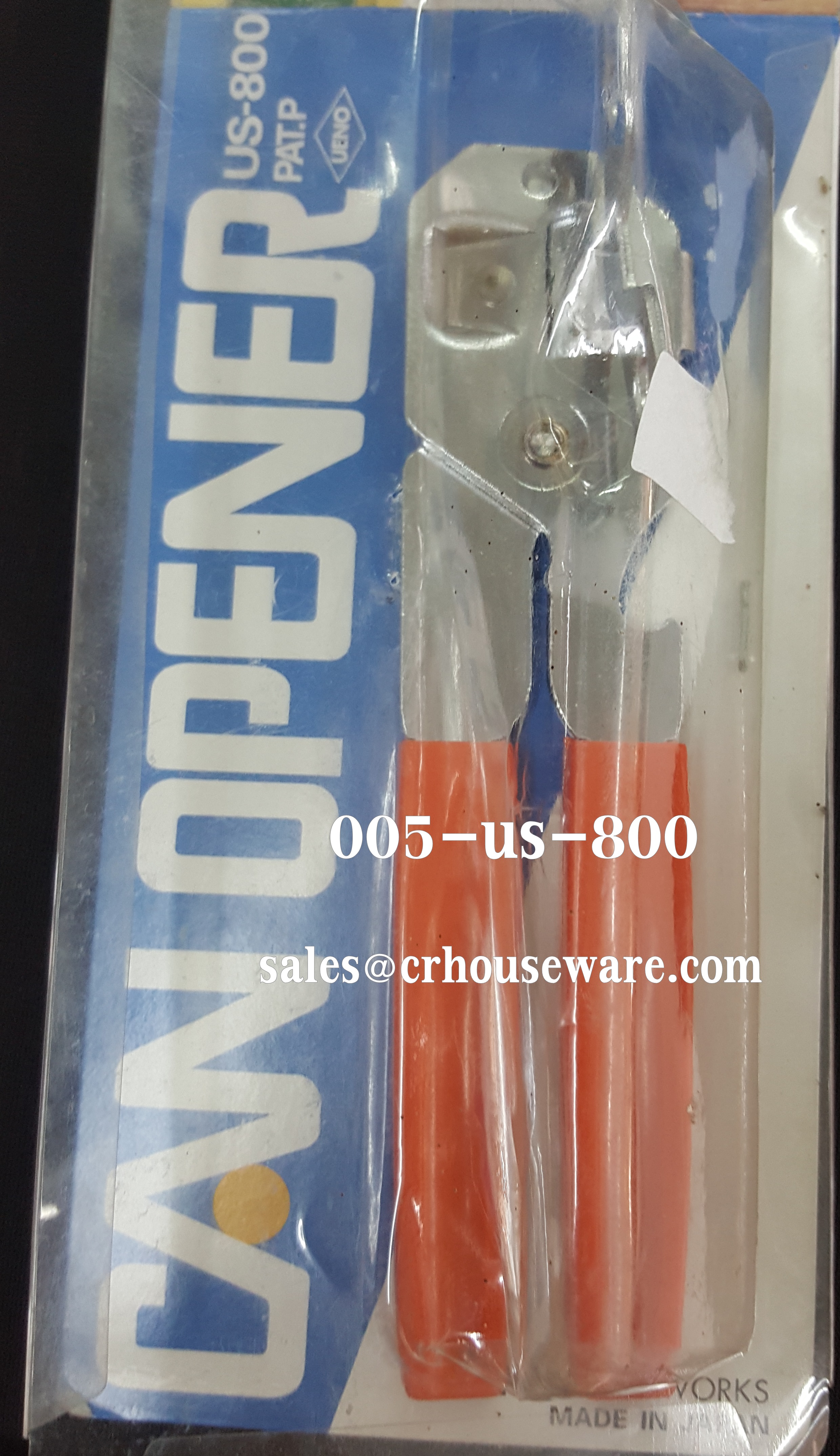 ที่เปิดกระป๋องแบบหมุน-อย่างดี นำเข้าญี่ปุ่น ด้ามสี 005-us-800 Open cans of rotation very nice imports Japanese handle color.