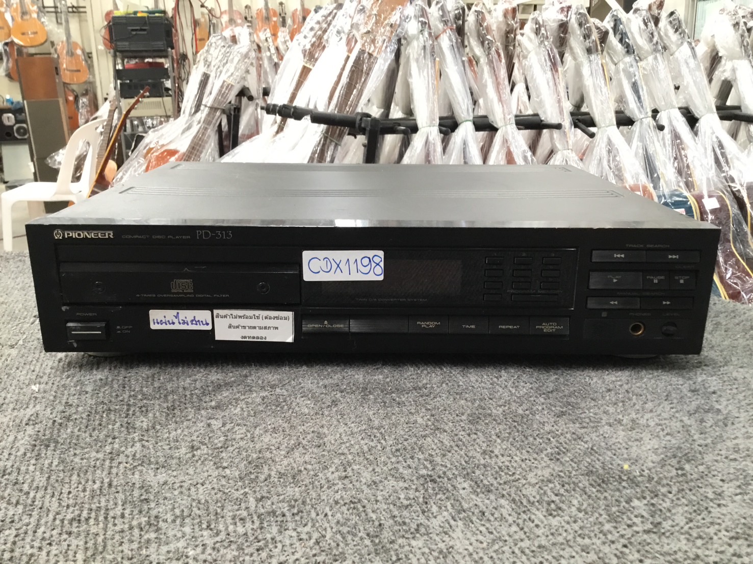 เครื่องเล่น CD - PIONEER : PD-313 สินค้าไม่พร้อมใช้(ต้องซ่อม)