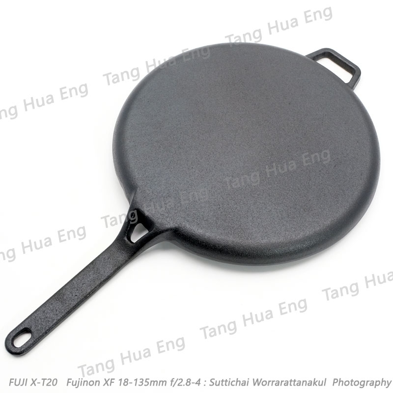 MEYER กระทะเหล็กหล่อทรงกลม ขนาด 28 ซม. Cast Iron Flat TAWA