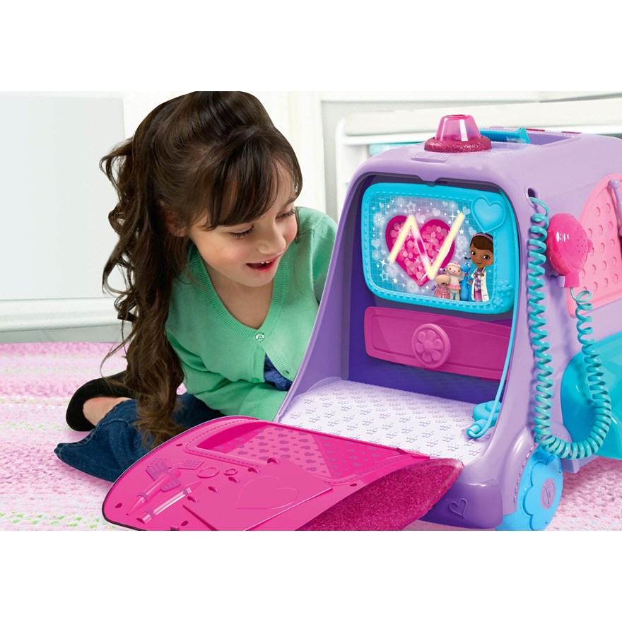 รถเข็นคนไข้พร้อมอุปกรณ์ Doc McStuffins Get Better Talking Mobile