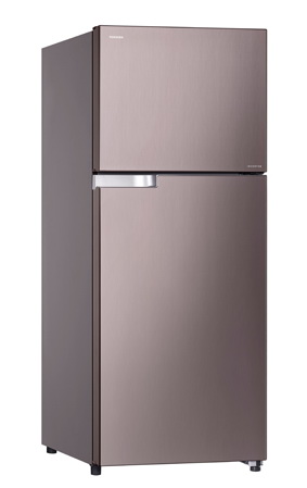 Toshiba ตู้เย็น 2ประตู 12.8Q รุ่น GR-T41KBZ สีชมพูเงิน