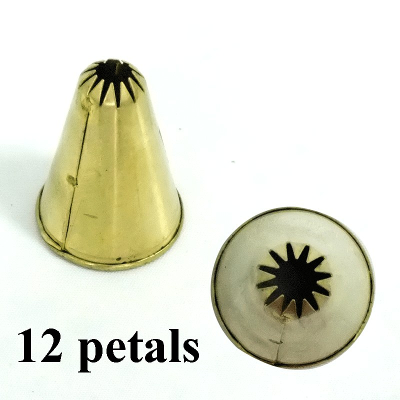 หัวบีบคุ้กกี้ทองเหลือง เล็ก ( หัวบีบเค้ก )