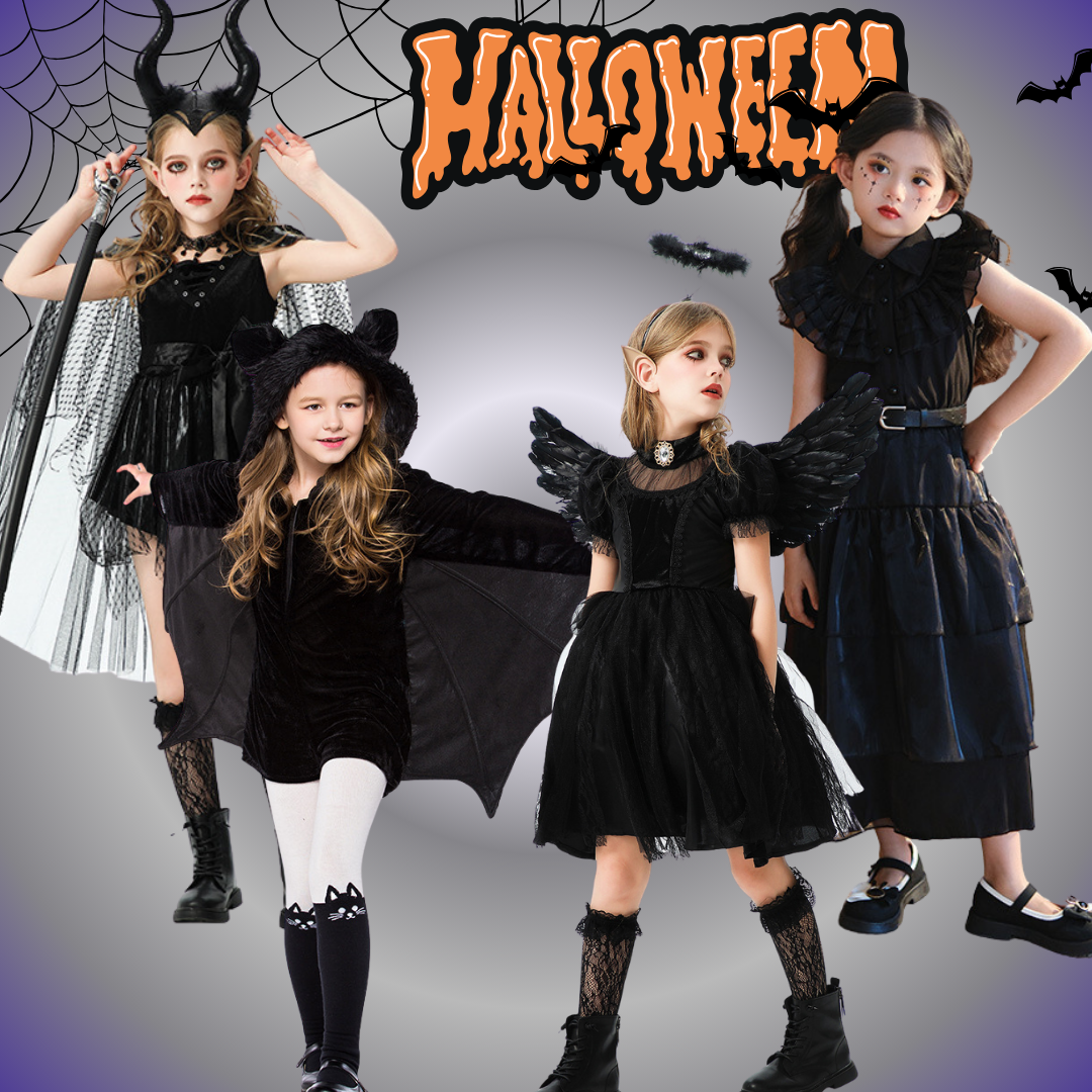 ชุดฮาโลวีน haloweenเดรสยาว ค้างคาว**เปิดจอง