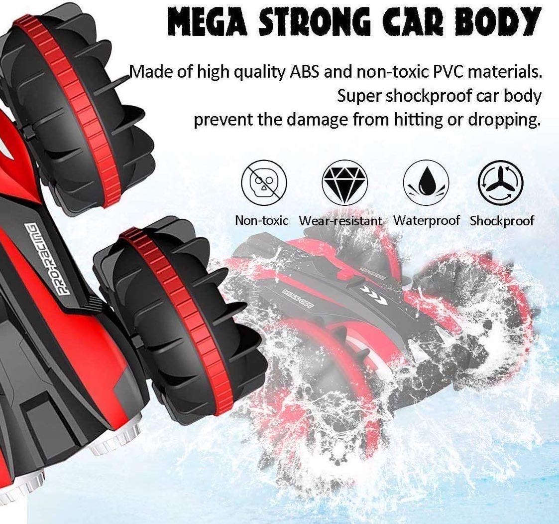 รถบังคับสะเทิ้นน้ำสะเทิ้นบก Seckton Amphibious RC Car