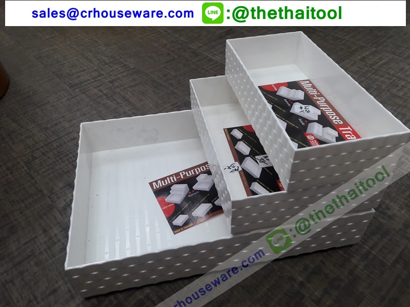 ตะกร้าใส่ของอเนกประสงค์ ทรงซ้อนได้ 005-PN802-2