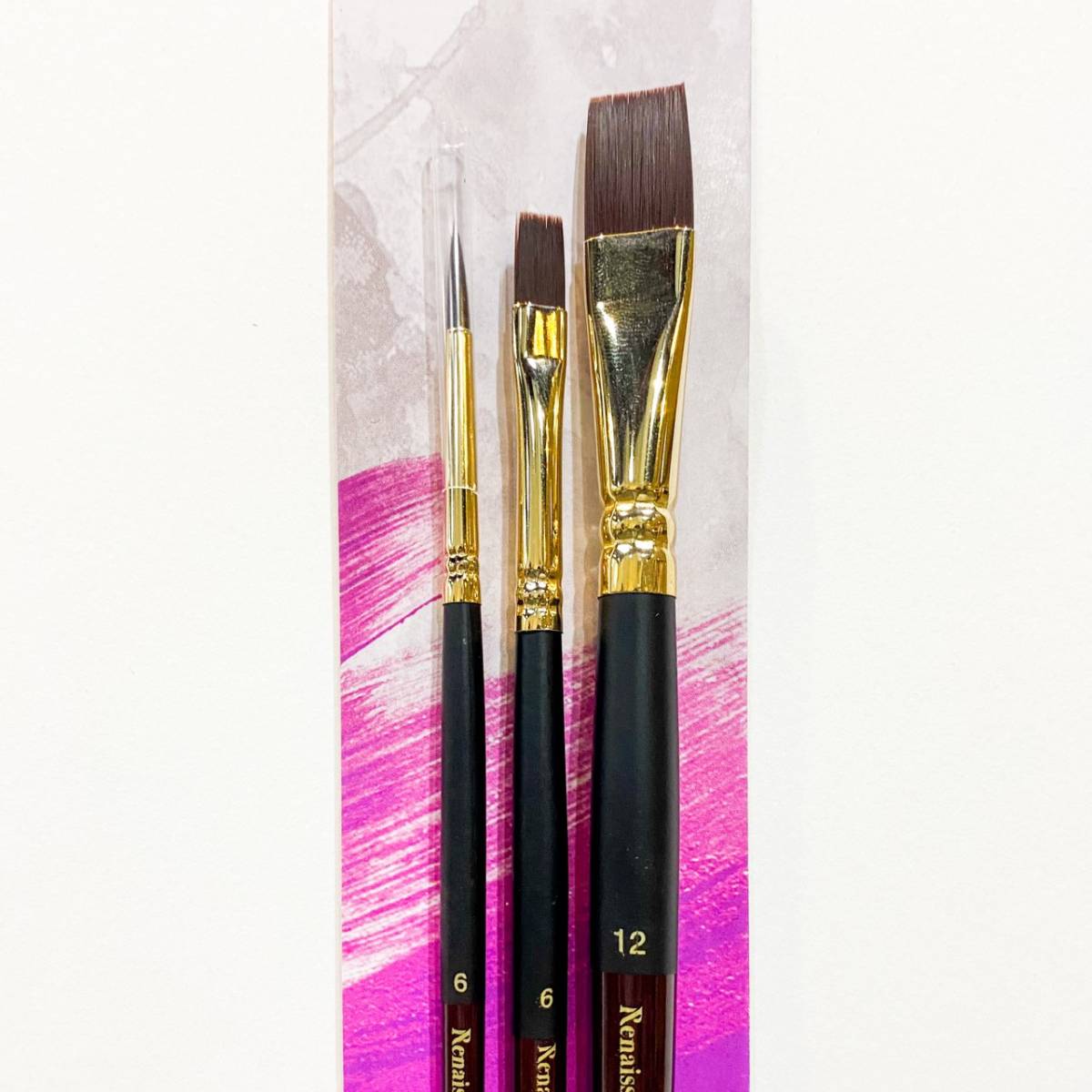 ชุดพู่กันสีอะคริลิค Renaissance 3ด้าม