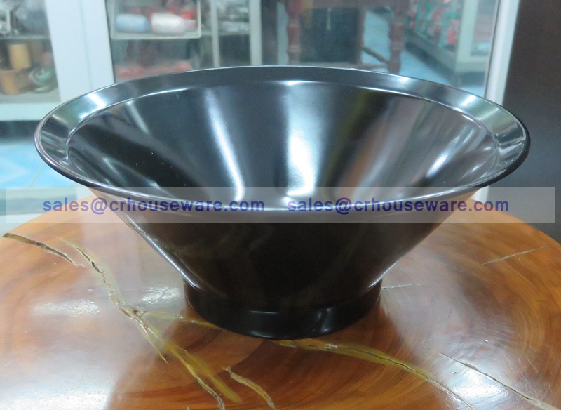 ชามปากบาน 7.5 นิ้ว 017-B025-7.5 setดำ