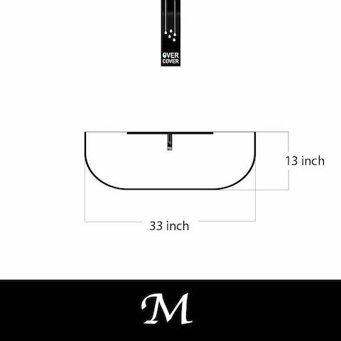 OverCover คลุมกระเป๋ากันฝน size M