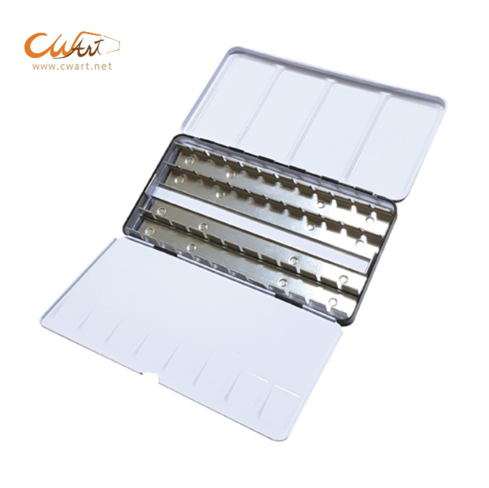 จานสีน้ำตลับโลหะ Mungyo