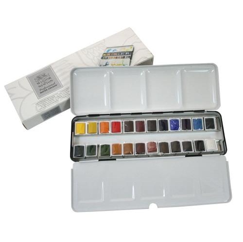 Winsor & Newton Professional Watercolor Lightweight Sketchers' Box Set of 24