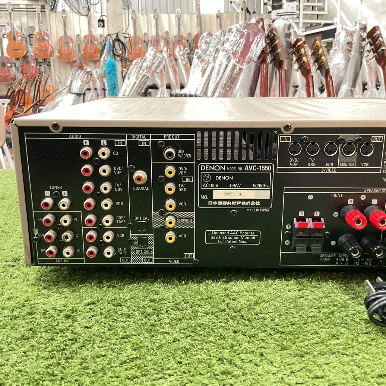 เครื่องขยายเสียง DENON : AVC-1550 สินค้าไม่พร้อมใช้งาน (ต้องซ่อม)