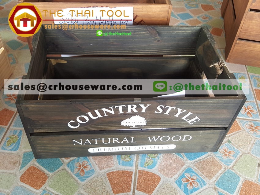 ลังไม้ รุ่น Bug-M รหัสสินค้า 005- BOX-Bug-M Wooden crate Bug-M Code : 005-BOX-Bug-M