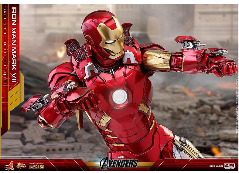 HOTTOYS - The Avengers – Iron Man Mark VII (Diecast)