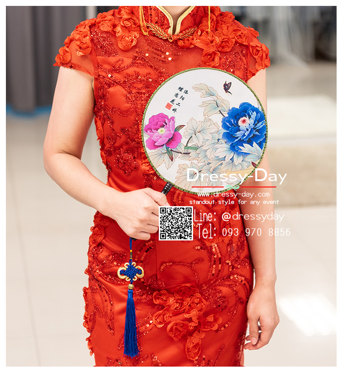 พัดเจ้าสาว หรูๆ พร้อมส่ง ของใช้จำเป็นในงานแต่งจีนของฝ่ายหญิง