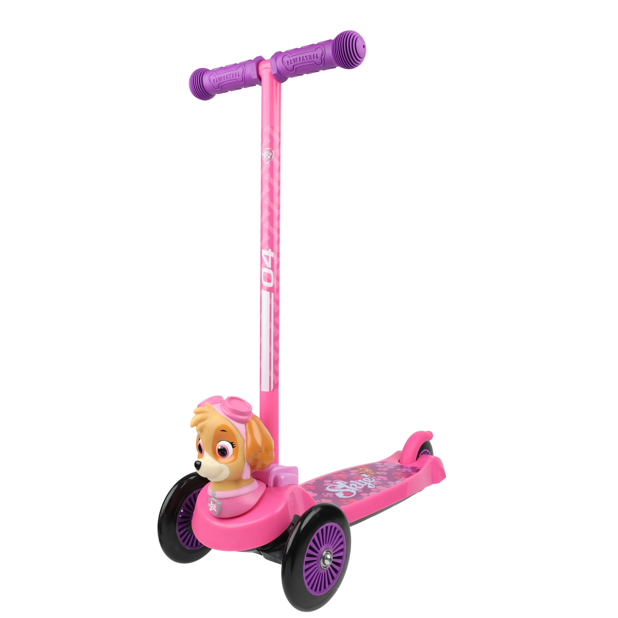 สกูตเตอร์ Paw Patrol Skye 3d Scooter with 3 wheels and tilt to turn ราคา 3390 บาท (พร้อมส่