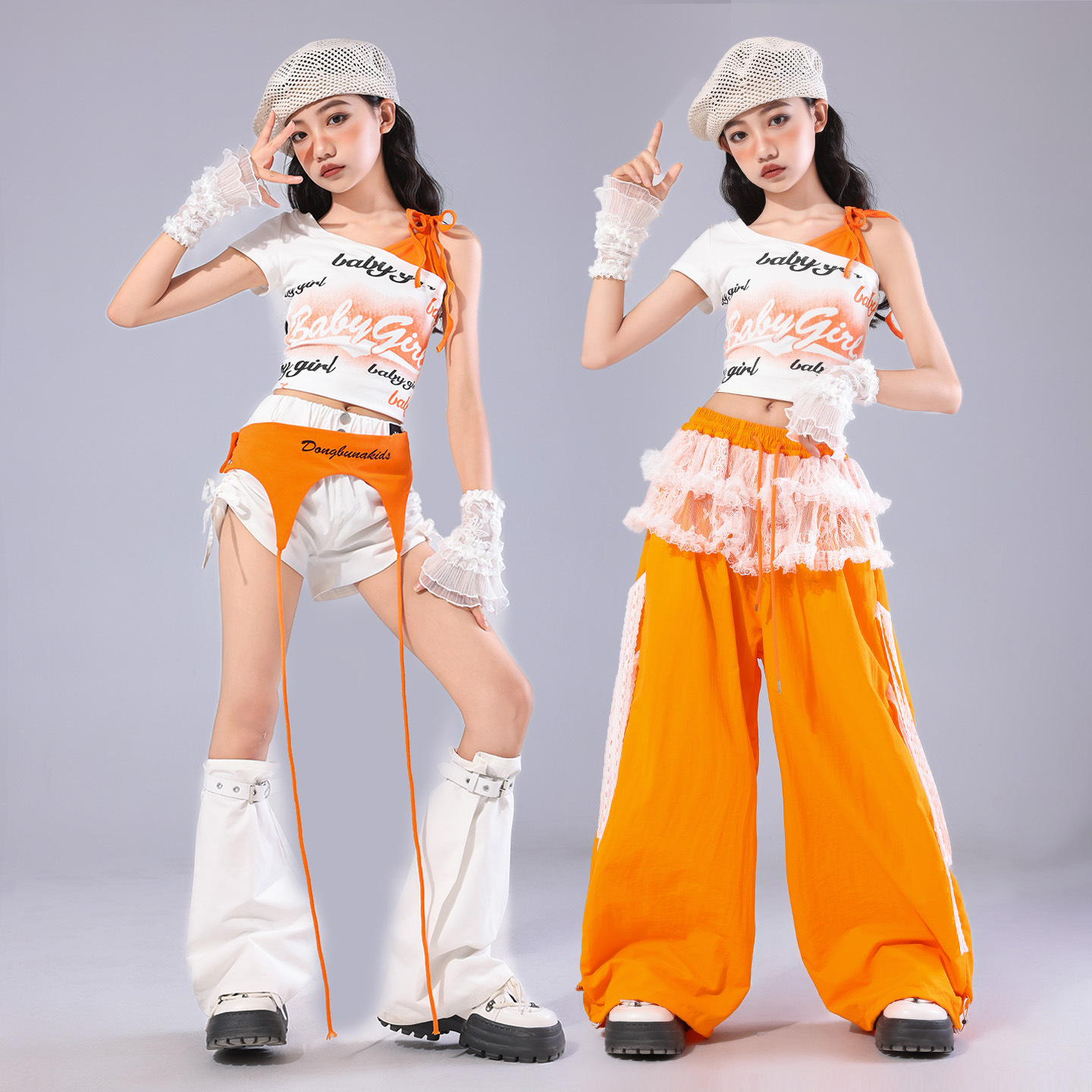 friendly4kidชุดเต้น เซ็ตเสื้อแขนสั้น+กางเกงขายาว**เปิดจอง