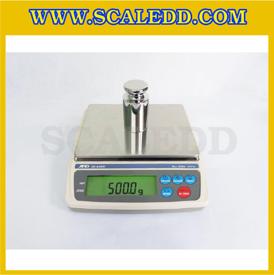 เครื่องชั่งละเอียดสูง6000กรัม เครื่องชั่งน้ำหนักดิจิตอล6000g เครื่องชั่งทศนิยม 1 ตำแหน่ง ตาชั่ง6000g ความละเอียด 0.1g AND EK-6100i