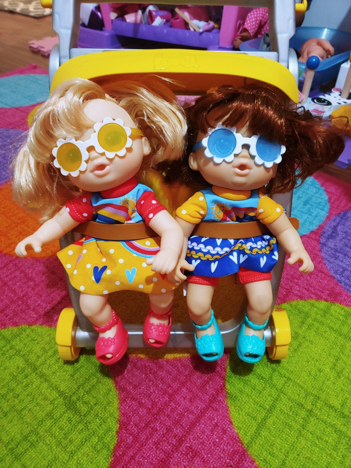 Baby Alive Littles, Shop ‘N Stroll Twins, Blonde Hair Doll, Red Hair