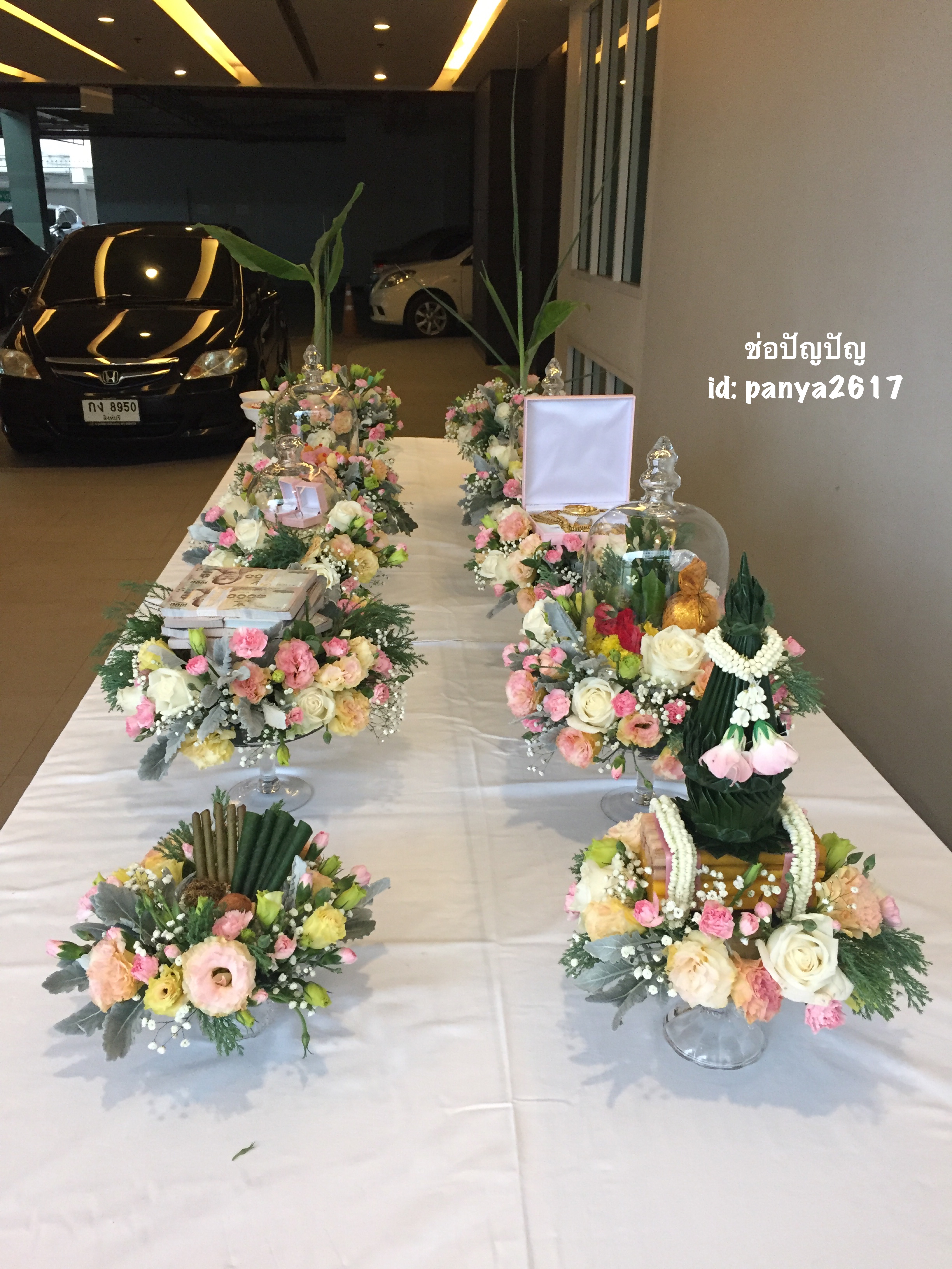 ขันหมากแก้วสไตร์โมเดิร์น งานแต่งคุณกิ๊ฟคุณเสก 4.02.61