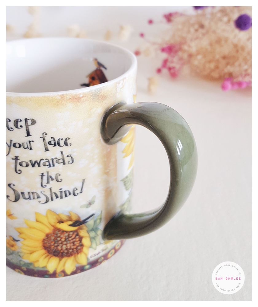 Ceramic Mug - Sunflowers แก้วเซรามิค ลายดอกไม้