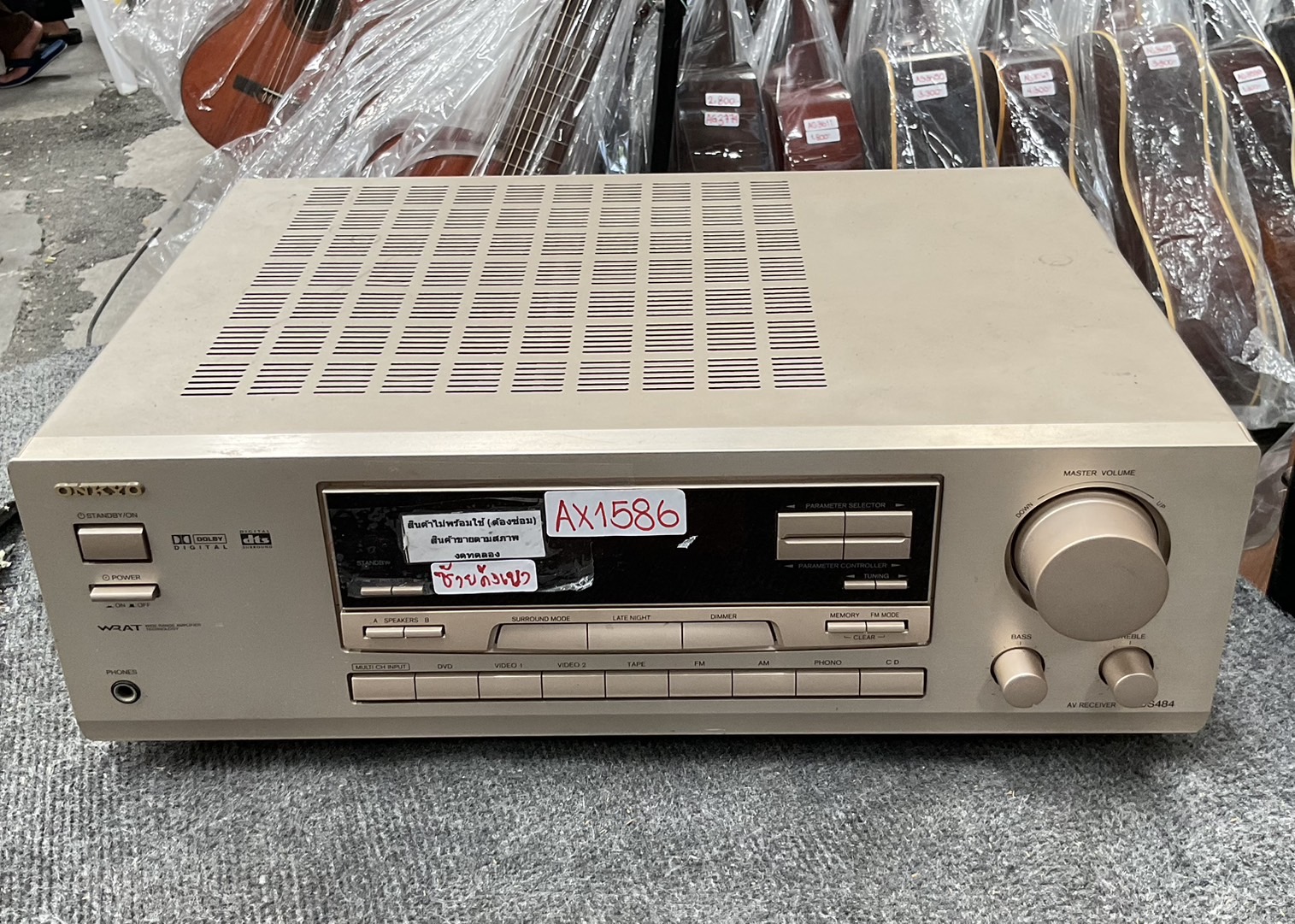 เครื่องขยายเสียง ONKYO : TX-DS484 สินค้าไม่พร้อมใช้งาน(ต้องซ่อม)
