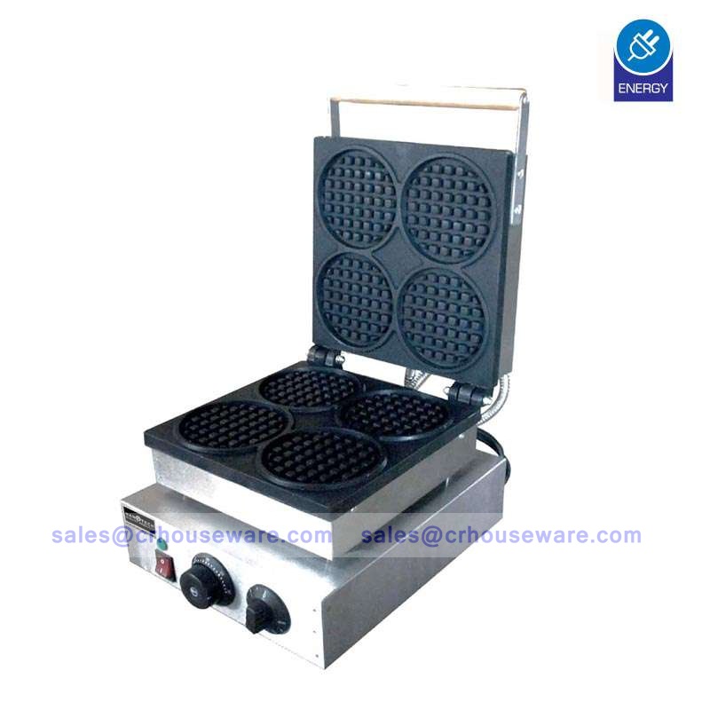 วาฟเฟิล 4 แผ่น ทรงกลม 1 ถาด 1800 W. 055-SBC-NT-118A