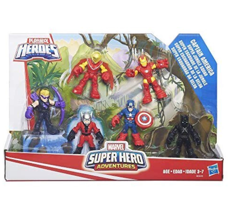 Playskool Heroes Super Hero Adventures Captain America Super Jungle Squad