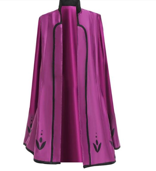 เดรสเจ้าหญิง โฟเซ่น เดรสสีน้ำตาล พร้อมเลกกิ้งและผ้าคลุม