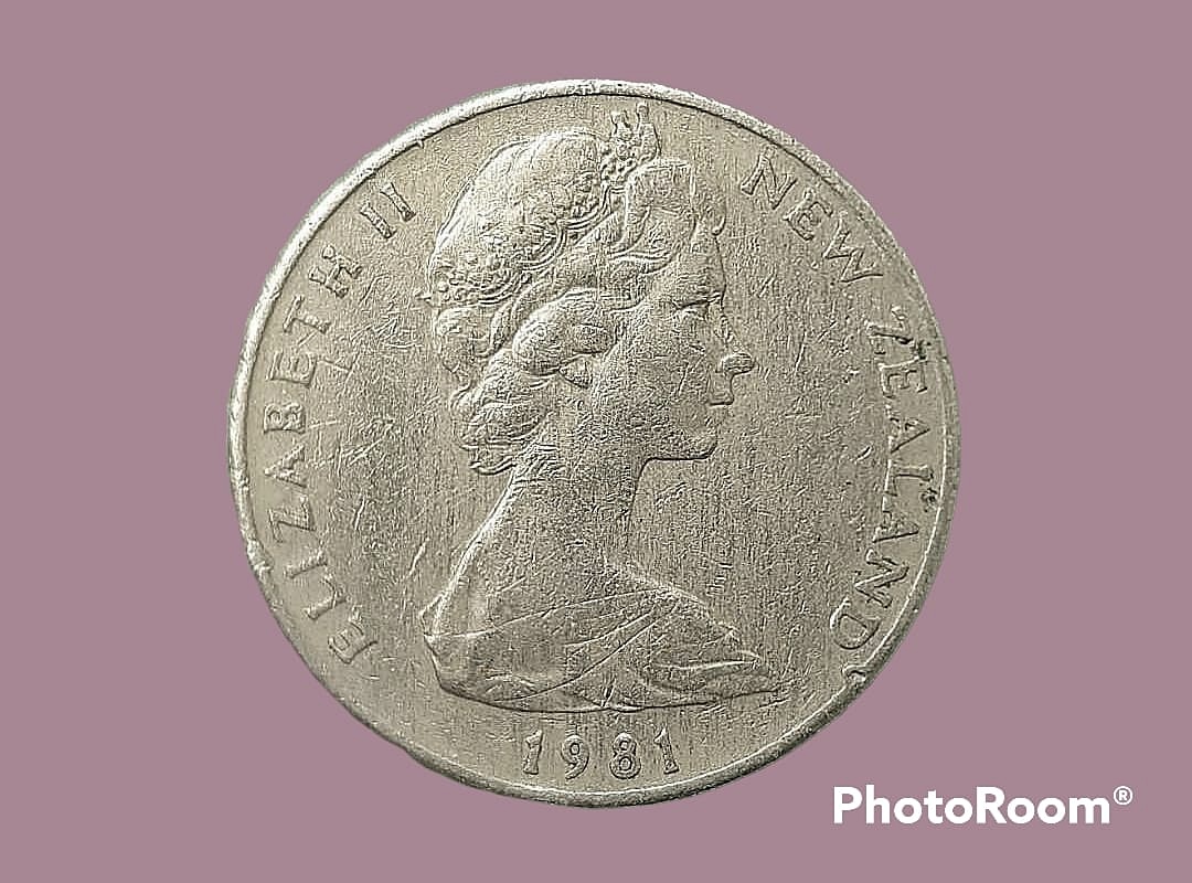 เหรียญ เงินหมุนเวียน นิวซีแลนด์ 20 Cents (Endeavour) 1981